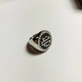 Crystal Bar & Shield Signet Ring for Harley-Davidson (Size 6)