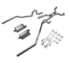 Dual Exhaust Kit for Ford Crown Victoria P71 (2004–2011) - 2.5" Jones MAX Flow Mufflers