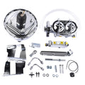 8" Chrome Booster Cylinder Disc/Drum Pro Valve for Chevy Biscayne (1958–1964)