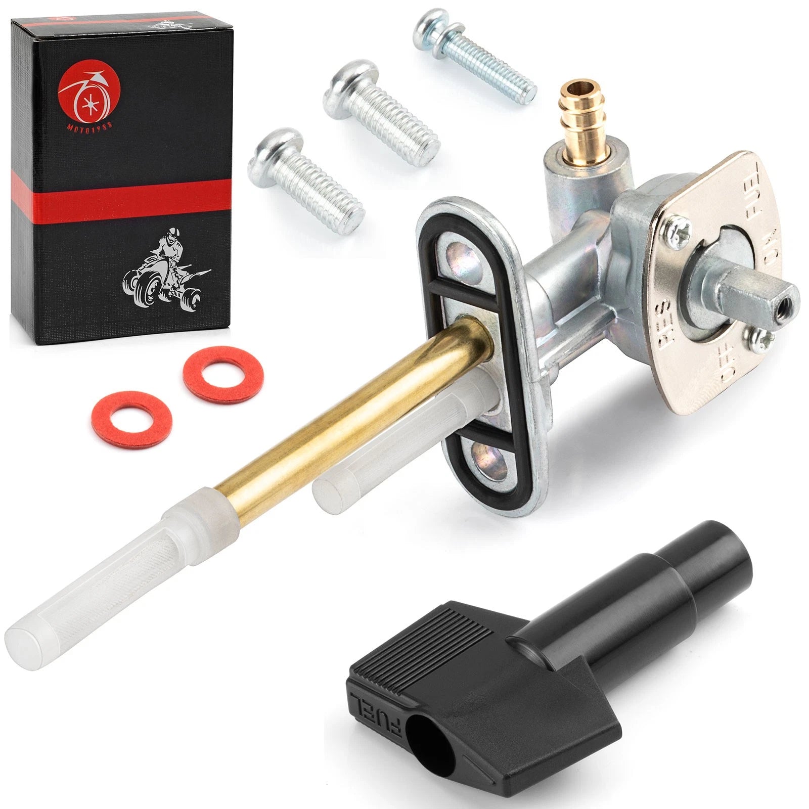 Fuel Valve Petcock w/ Lever for Yamaha Wolverine 350 2WD YFM350X (2006–2009)