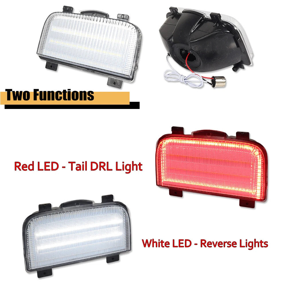 Clear Tailgate Reverse Backup Lights for Corvette C4 (1991–1996)