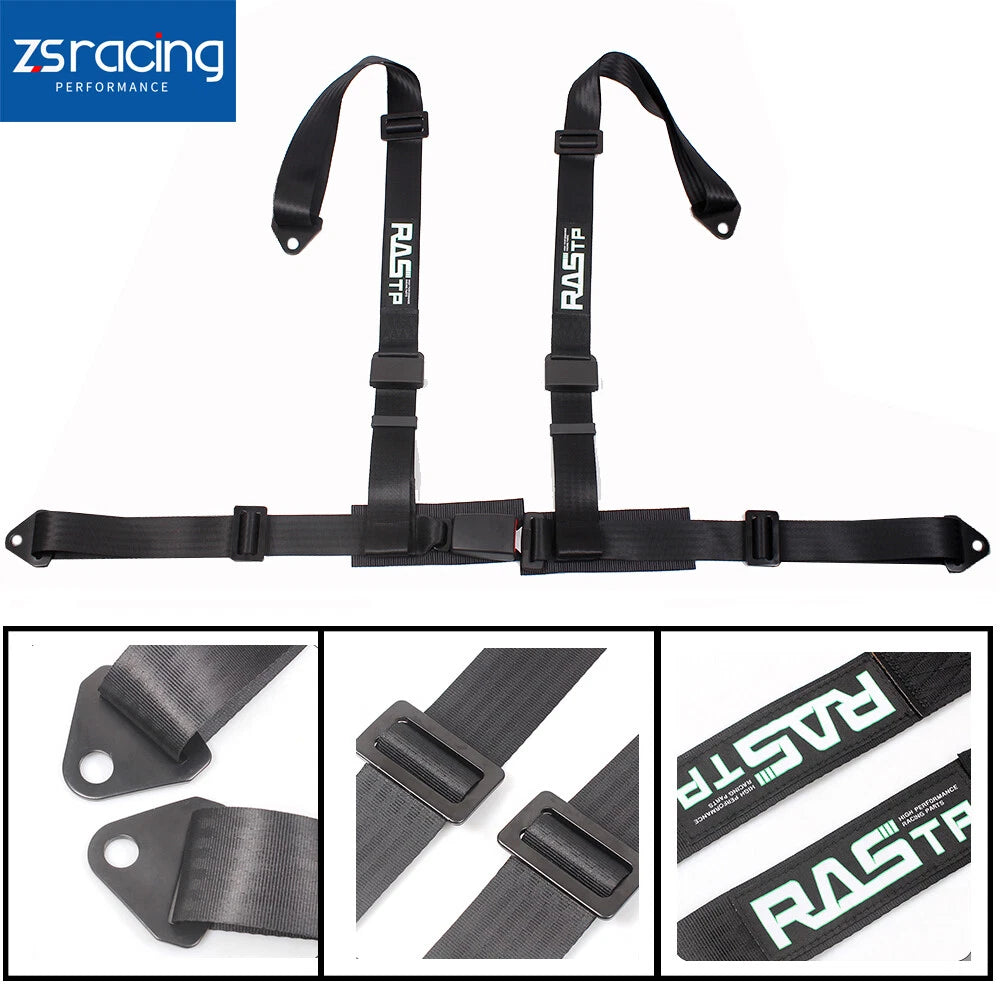 2" 4 Point Sport Quick Release Seat Belt Harness for Racing Car