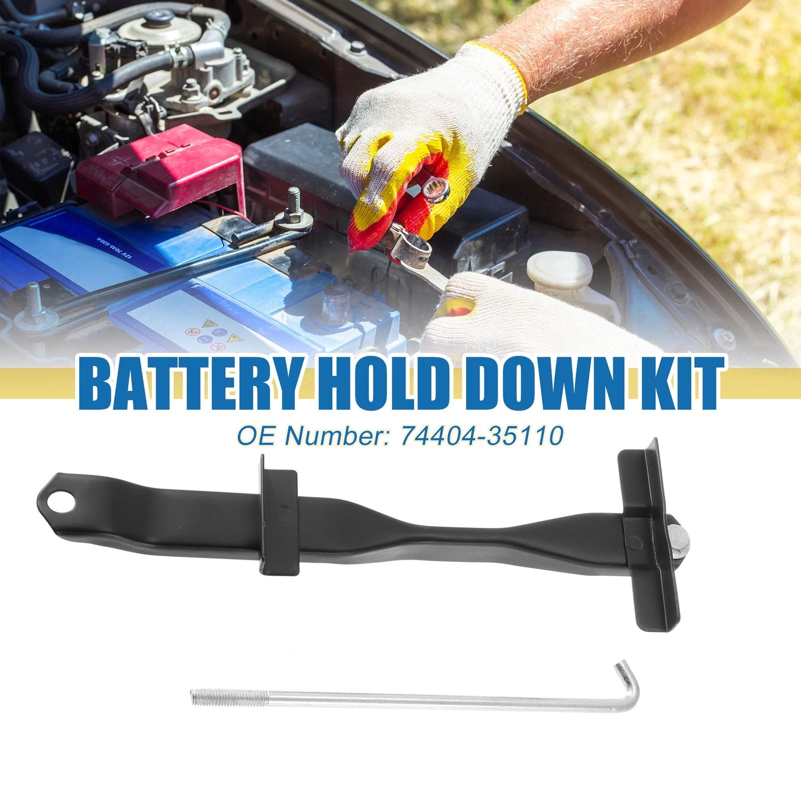 Battery Hold Down Kit 74404-35110 for Toyota 4Runner Pickup (1984–1995)