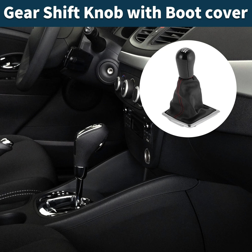 6 Speed Manual Gear Shift Knob with Cover for Ford Focus (2012–2018)