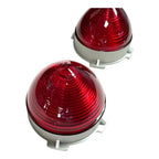 Reproduction Tail Light Lenses Pair for 1953 Chevy Passenger Car (1953–1953)