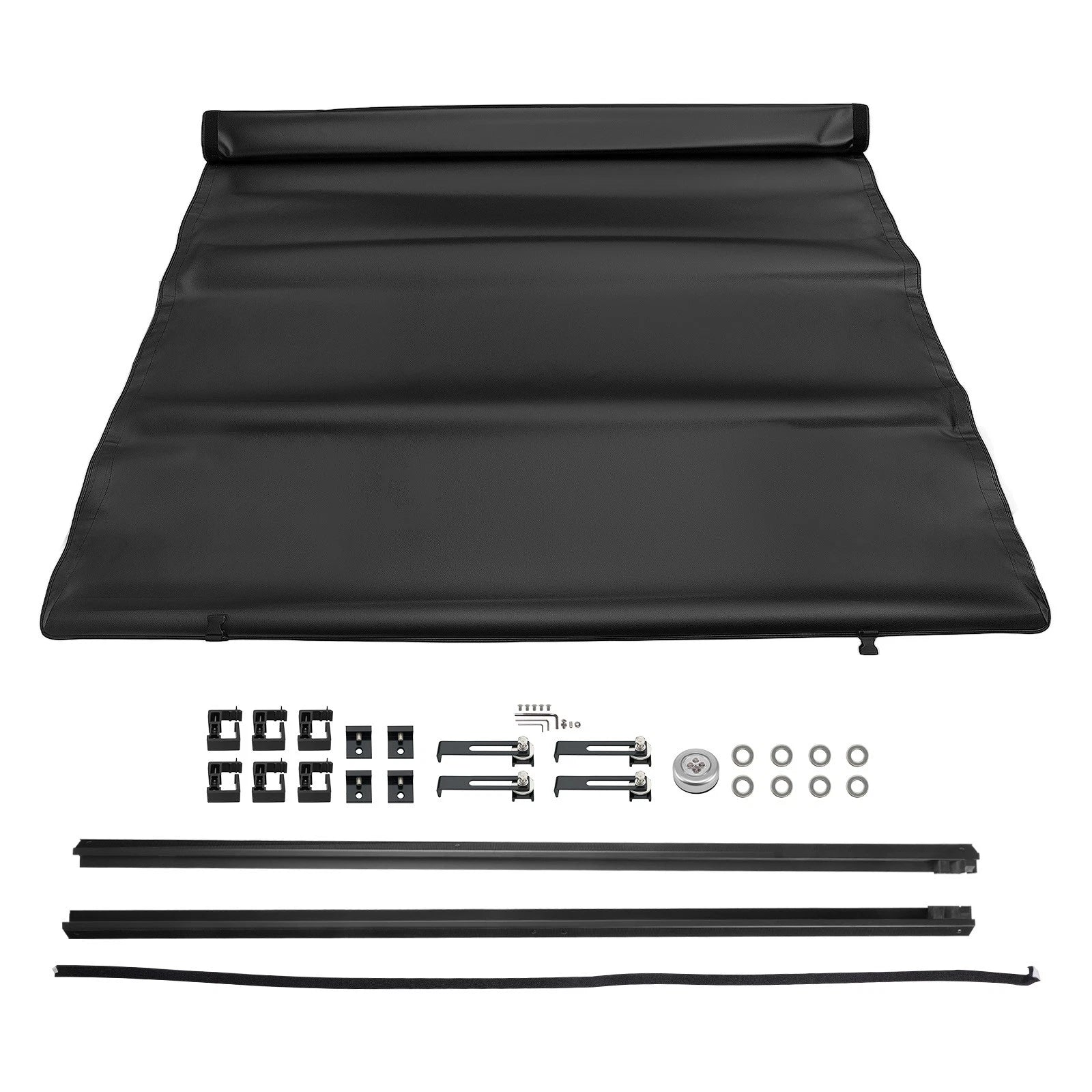 6.5ft Soft Roll-Up Tonneau Cover for Toyota Tundra (2007–2021) UV Protection