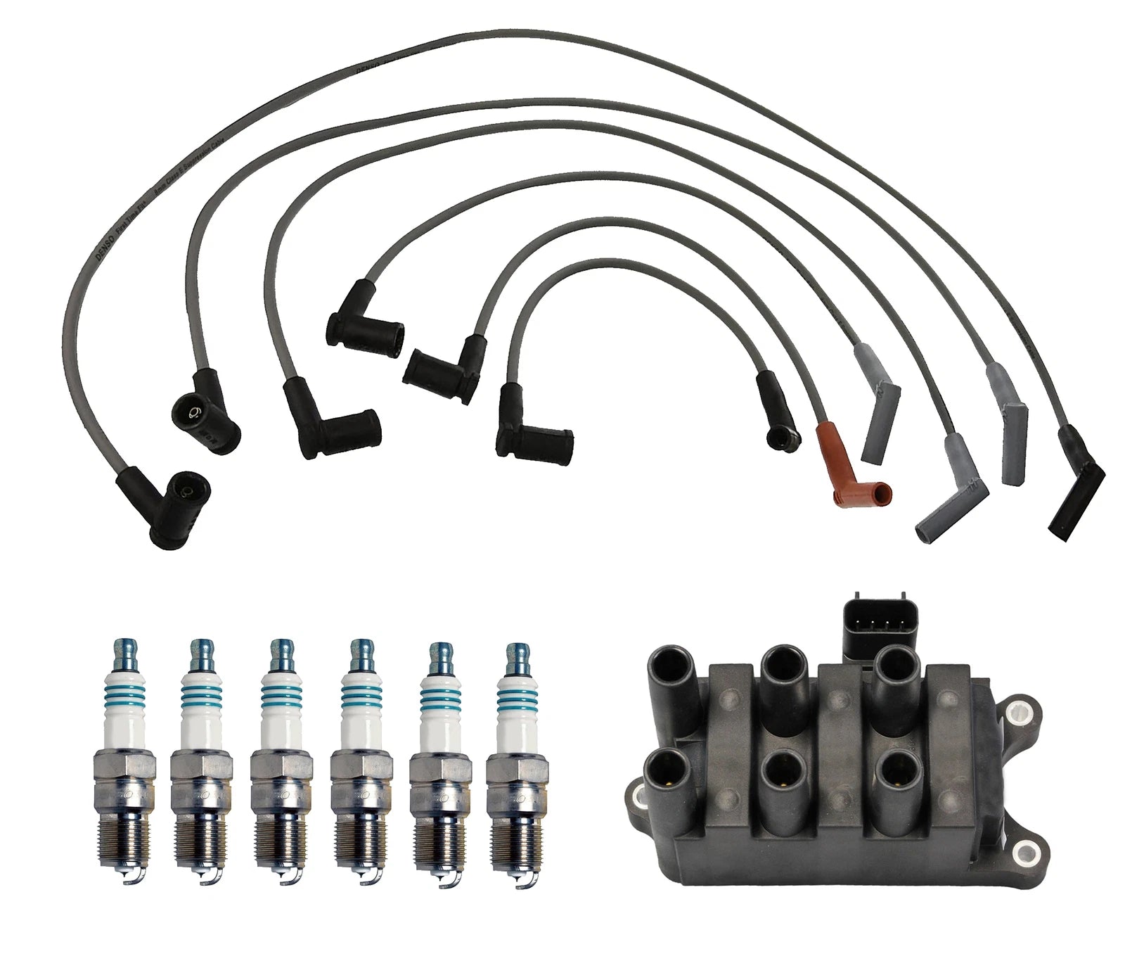 Denso Ignition Coil Wire Set 6 for Ford Ranger 3.0L (1998–2011)