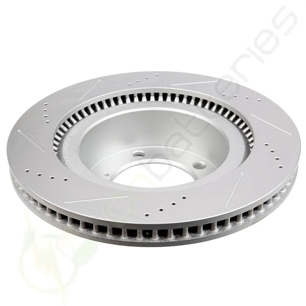 Drilled Slotted Brake Discs Rotors for Sequoia Tundra Land Cruiser (2008–2021)