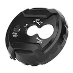 Black CNC Aluminum Motor Seat Lock Cover Cap for Yamaha NMAX 155 (2015-2016)