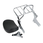 Chrome Sissy Bar Luggage Rack Docking Kit for Harley Touring (1997-2008)