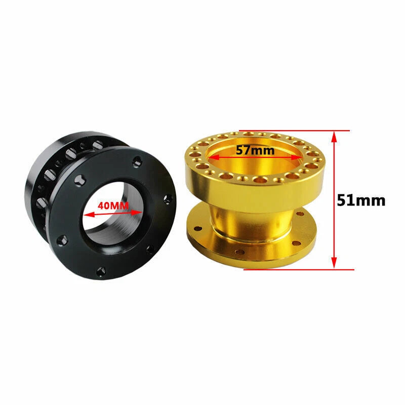 2" Steering Wheel Spacer Adapter Hub Boss Kit for Universal Fit