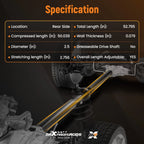 Rear Propeller Drive Shaft for BMW X3 E83 2004–2006 936-386