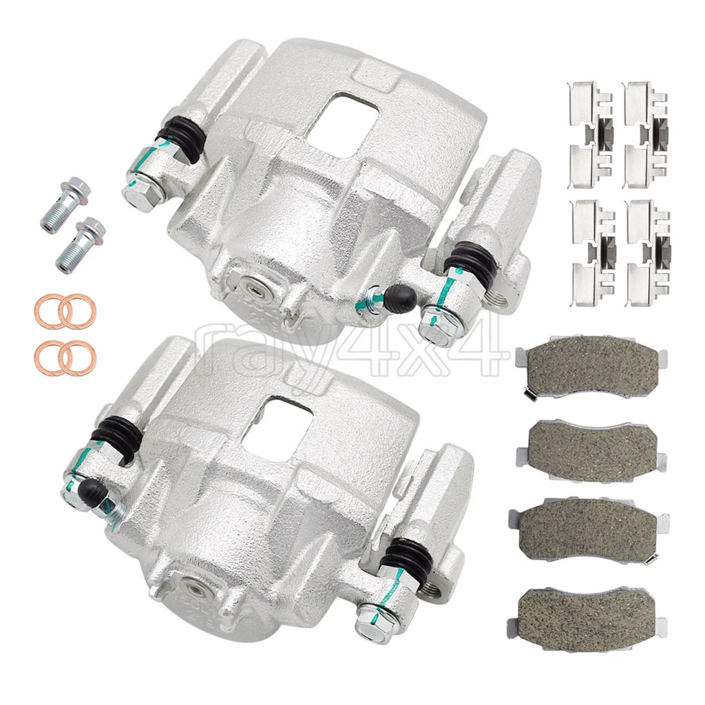 Front Brake Calipers + Ceramic Pads for Honda Big Red 700 MUV700 (2009–2013)