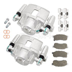 Front Brake Calipers + Ceramic Pads for Honda Big Red 700 MUV700 (2009–2013)