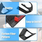 3 Pcs Carbon Fiber Steering Wheel Cover Trim for Toyota Corolla 