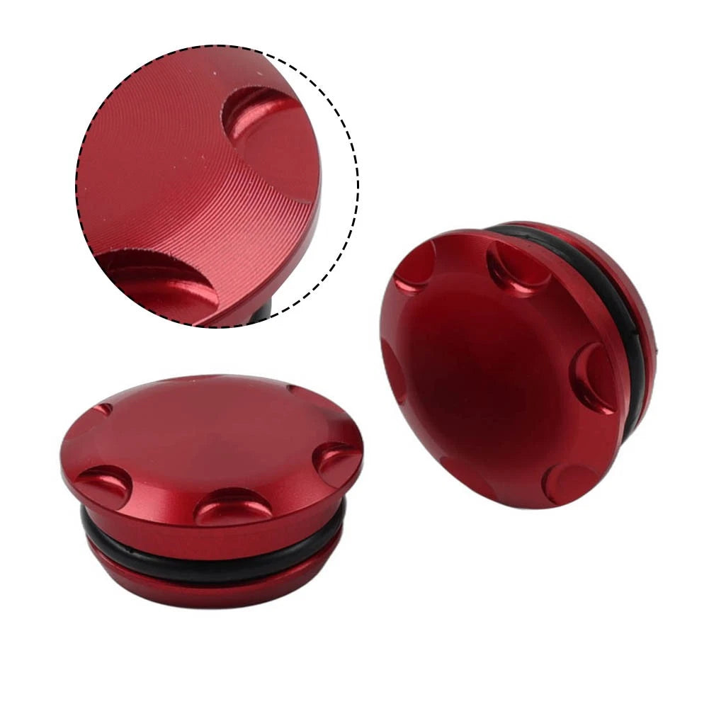 Frame Hole Cover Cap Plug for Kawasaki Ninja 400 250 Z400 Z250 (2018–2023) Red