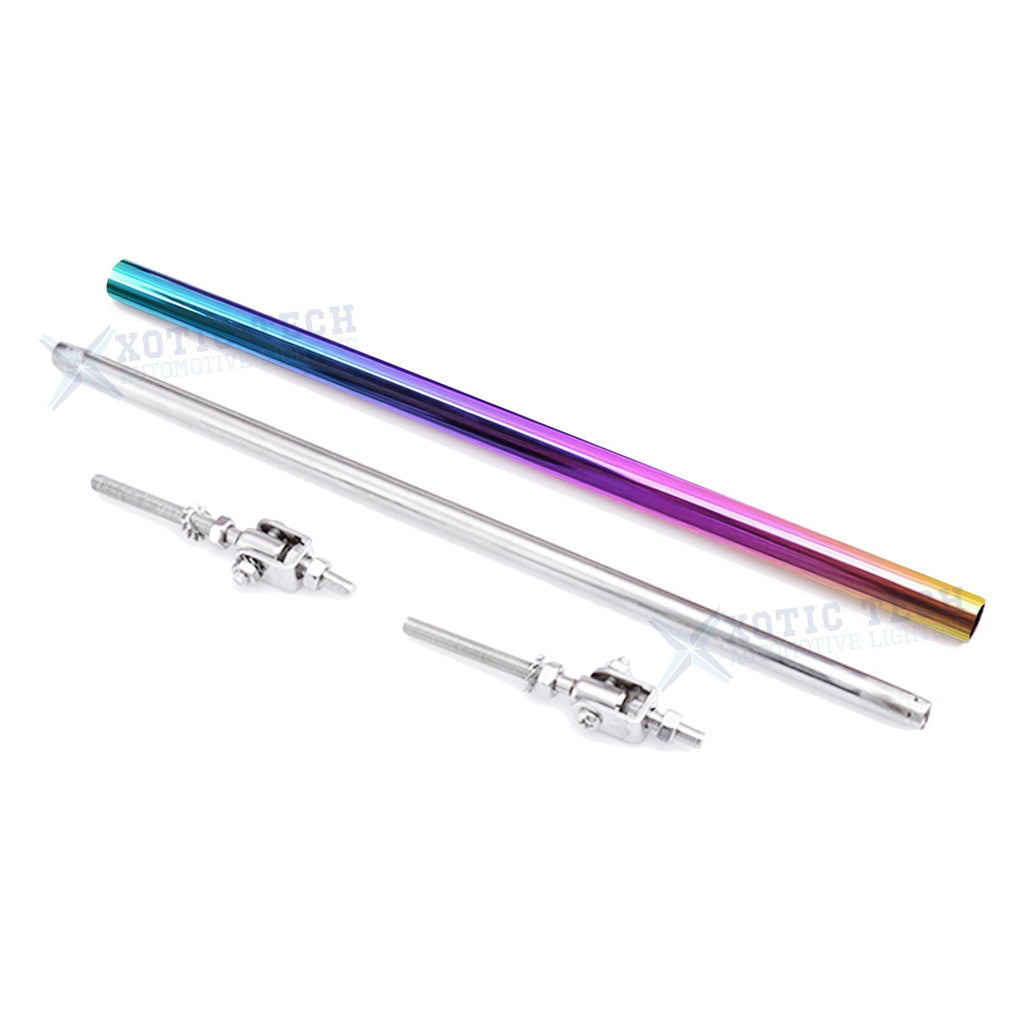 Sporty NEO 2Pcs Front Bumper Diffuser Strut Rod Tie Bar Stabilizer for Dodge (2011-2024)