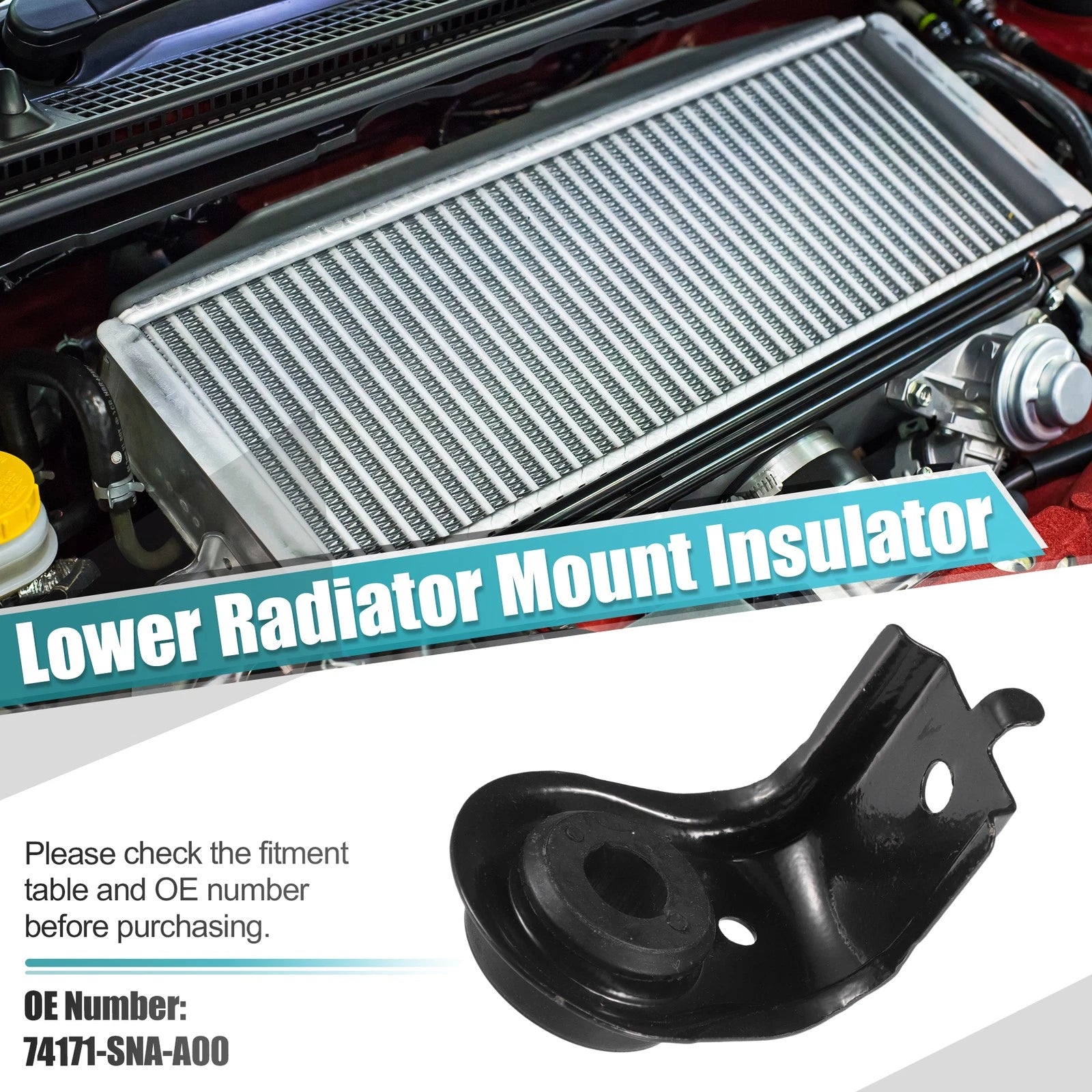 Upper Radiator Bracket with Cushion No.74171-SNA-A00 for Honda Fit (2009–2013)