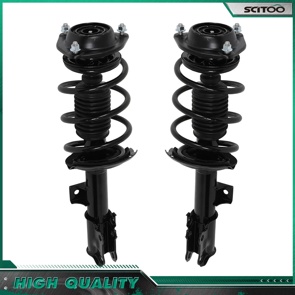 Front Struts w/ Spring & Rear Shocks Sway Bars Kit for Hyundai Elantra (2011–2016)