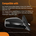 Passenger Side View Mirror for Toyota Camry (2007-2011)