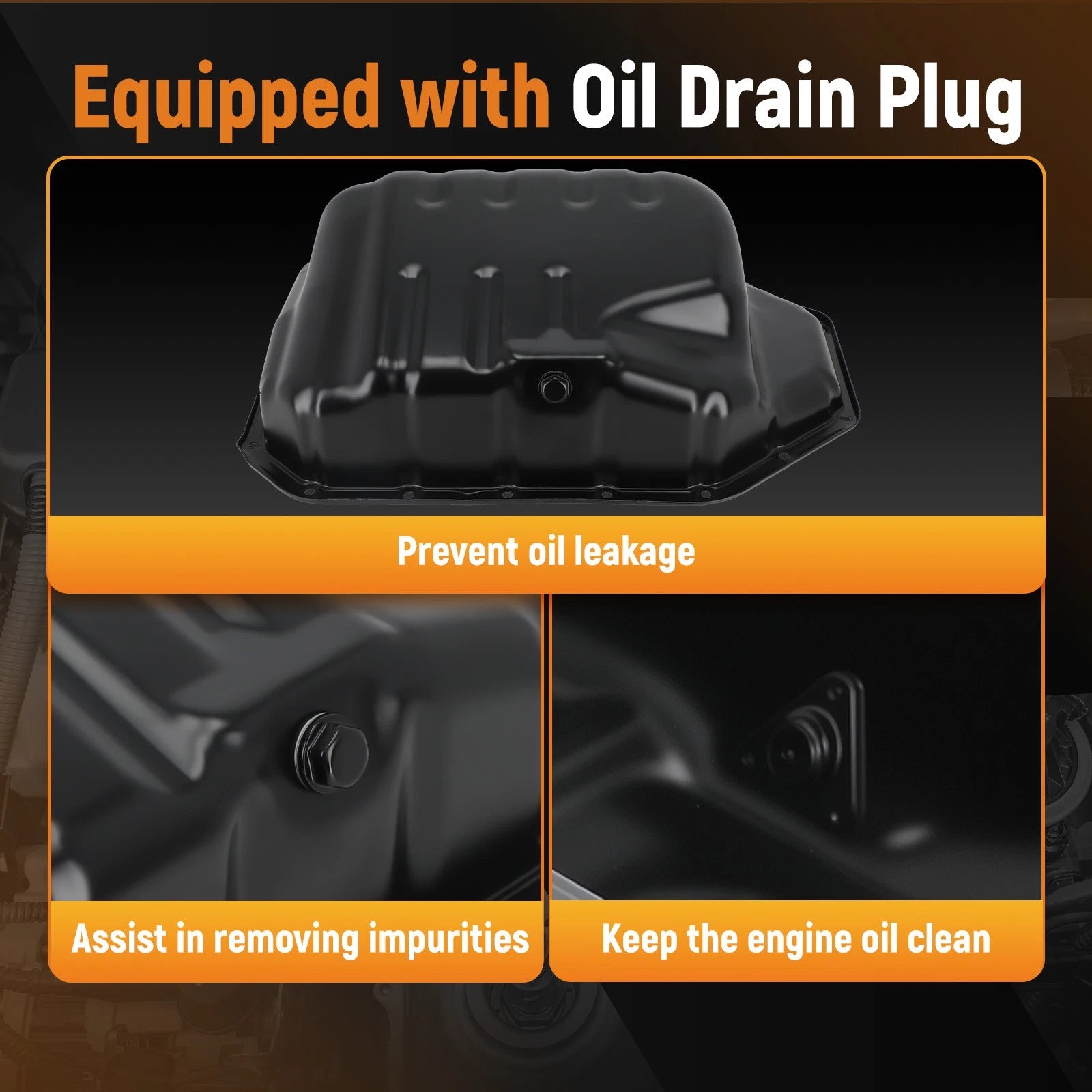 Oil Pan for Acura TSX 2.4L (2004-2008)
