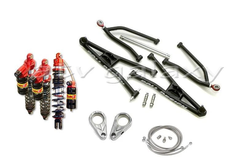 Roll Design Long Travel Arms + Elka Shocks for Yamaha Banshee (1997–2006)
