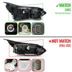 Headlight for Chevy Equinox (2018–2020) HID/Xenon LED DRL Left Driver Side