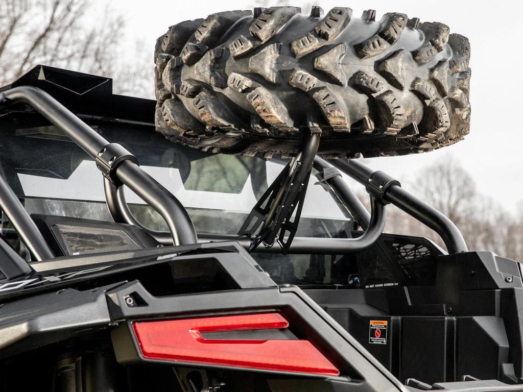SuperATV Spare Tire Carrier for Polaris RZR Pro XP (2020–2023)