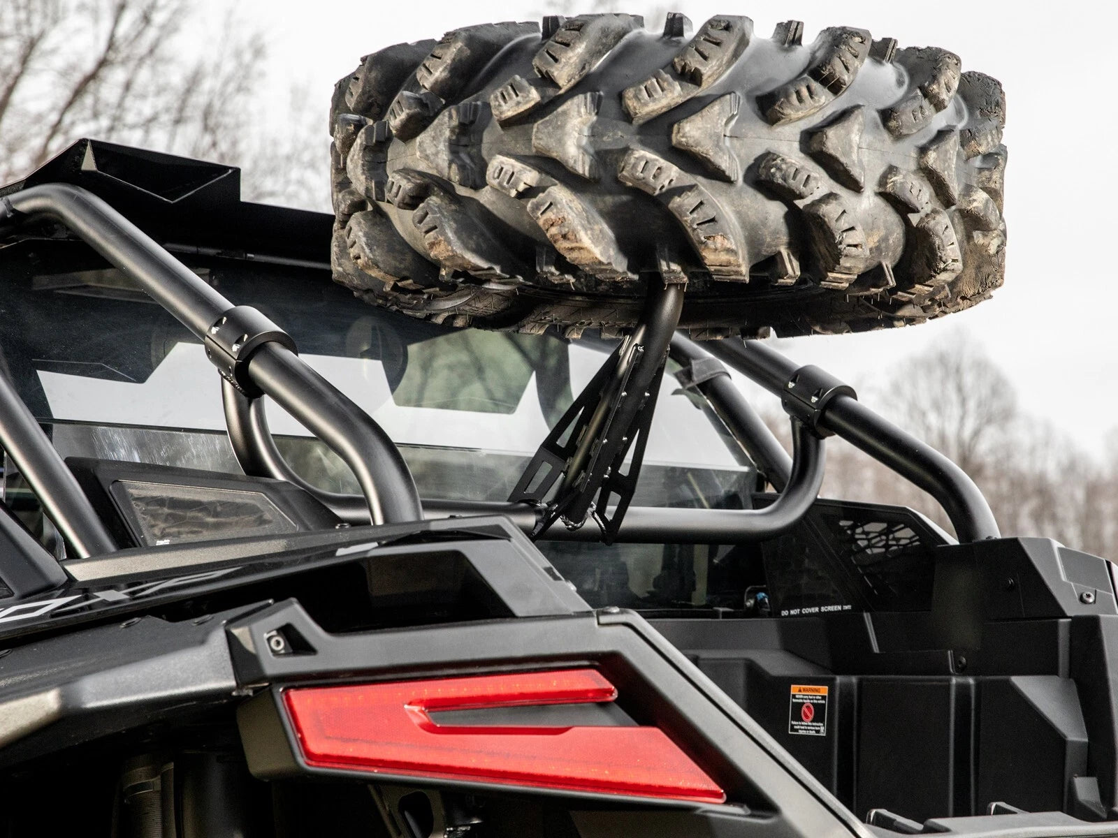 SuperATV Spare Tire Carrier for Polaris RZR Pro XP (2020–2023)