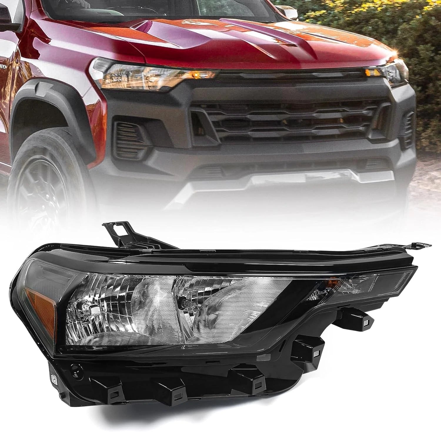 Halogen Headlight Right Passenger Side RH for Chevrolet Colorado (2023–2025)