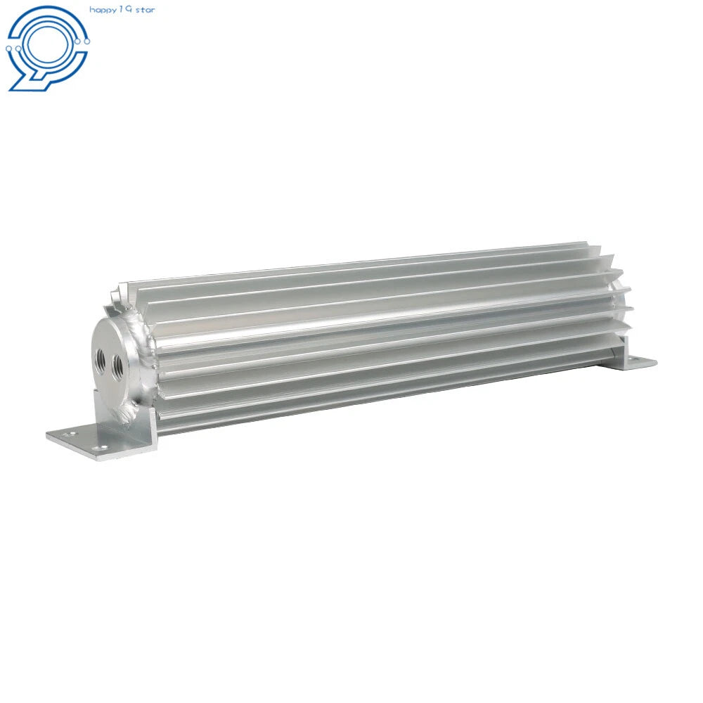 Dual Pass Aluminum Finned Transmission Oil Cooler for Universal Fitment
