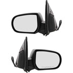 Power Mirror Set of 2 for Ford Escape (2001–2007) Textured Black Manual Folding
