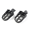 CNC Wide Foot Pegs Rear Set Pedals for Universal Motorcycle Bike Black