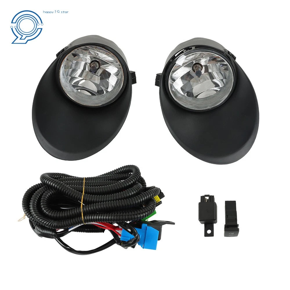 Set of 2 Fog Lights for Toyota Tundra (2007–2013) with Cover Switch Kits