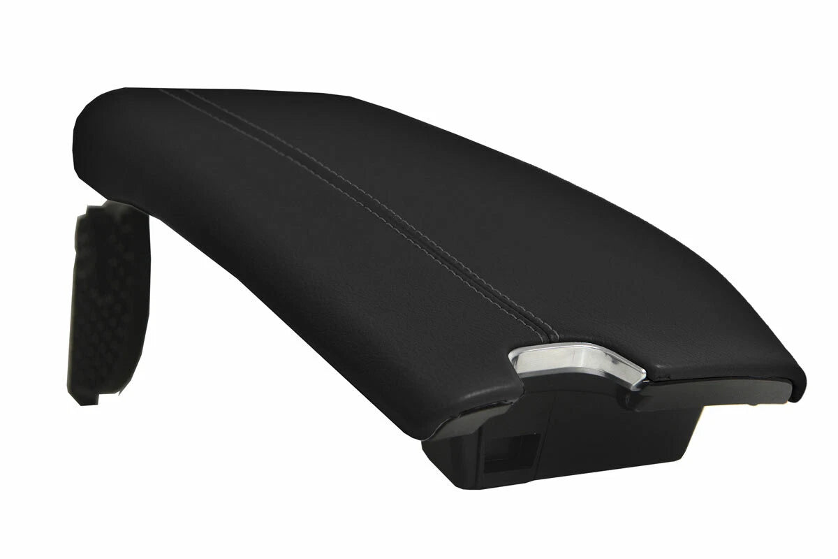 Center Console Lid Armrest Cover for Toyota Avalon (2019–2020) Black PVC Leather