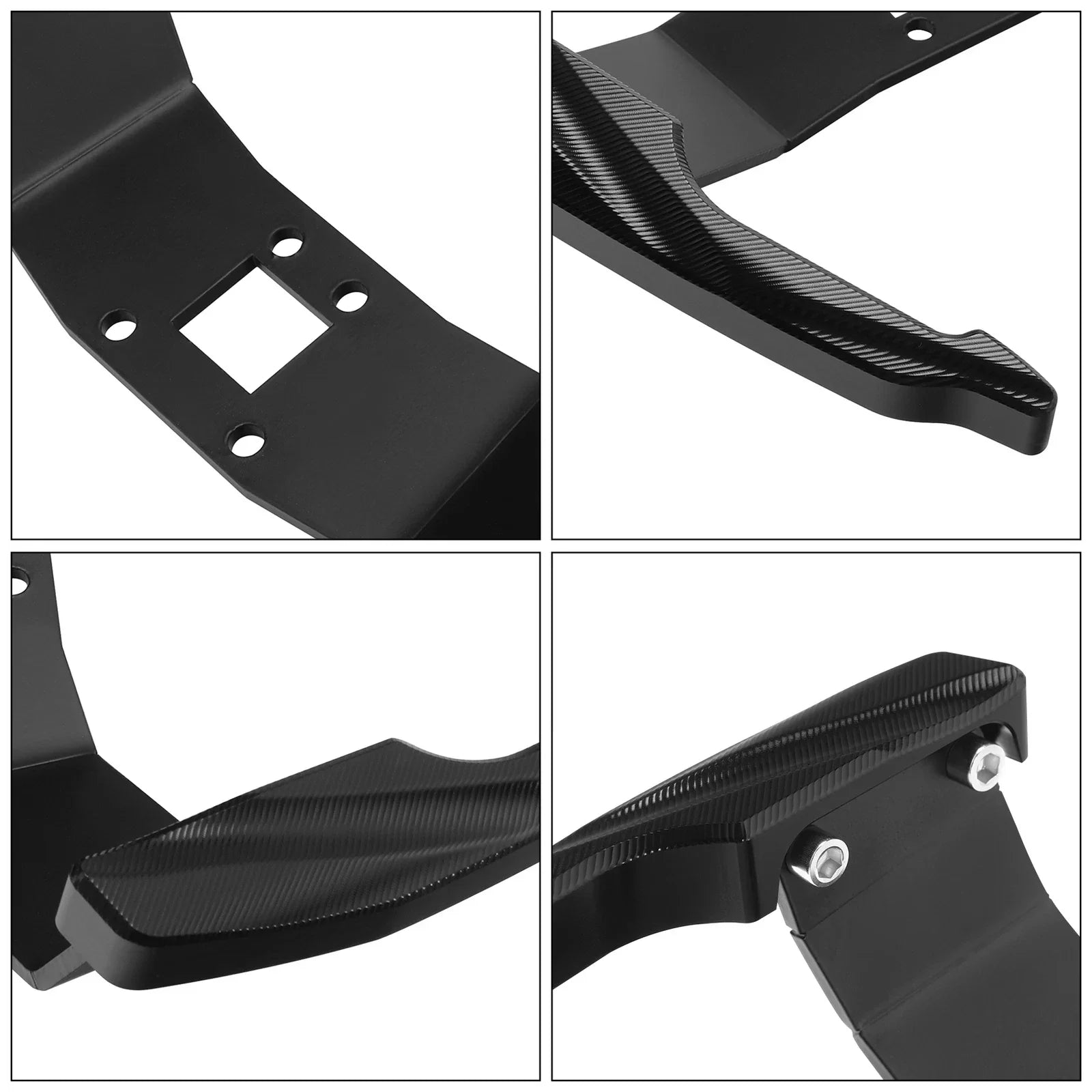 Rear Passenger Grab Bars for Kawasaki Ninja 400 Z400 (2019-2024) Black