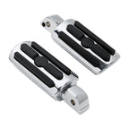 Chrome Passenger Footpegs for Harley Deluxe Heritage Classic (2018–2025)