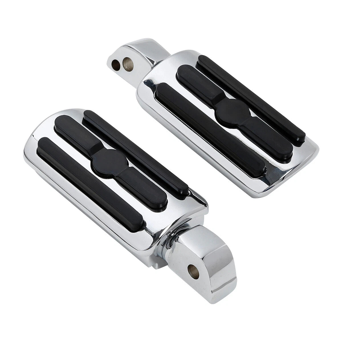 Chrome Passenger Footpegs for Harley Deluxe Heritage Classic (2018–2025)