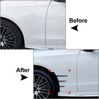 Gloss Front Rear Side Wheel Eyebrows Spoiler for Benz C-Class (2022-2024)