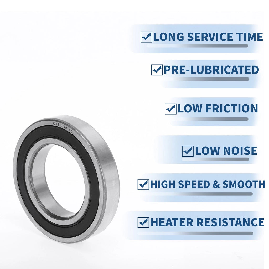 Deep Groove Ball Bearing 6215DDU for Scooter Skateboard (P0 75x130x25mm)
