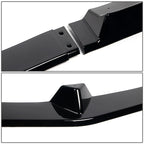 3Pcs Front Bumper Lip Splitter for Mercedes W204 C300 C350 (2012–2014)