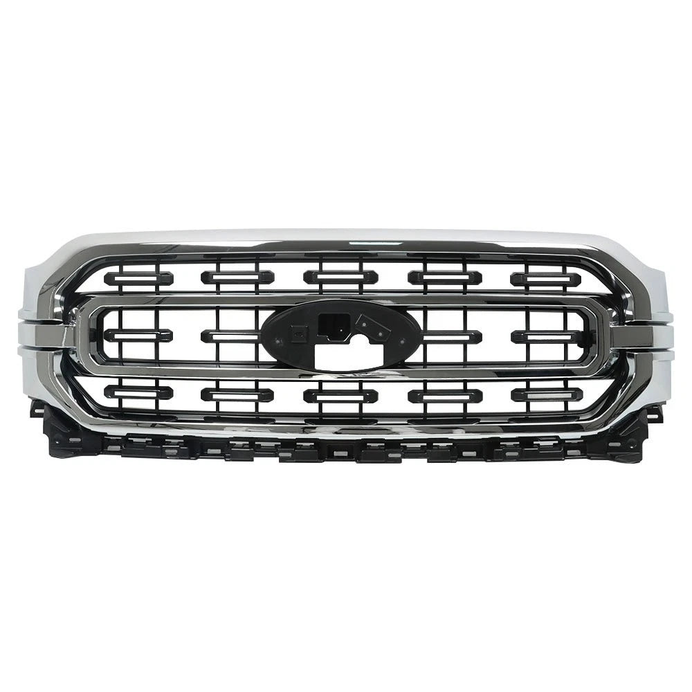 Front Bumper Grille for Ford F150 XLT (2021â2022) Chrome Trim