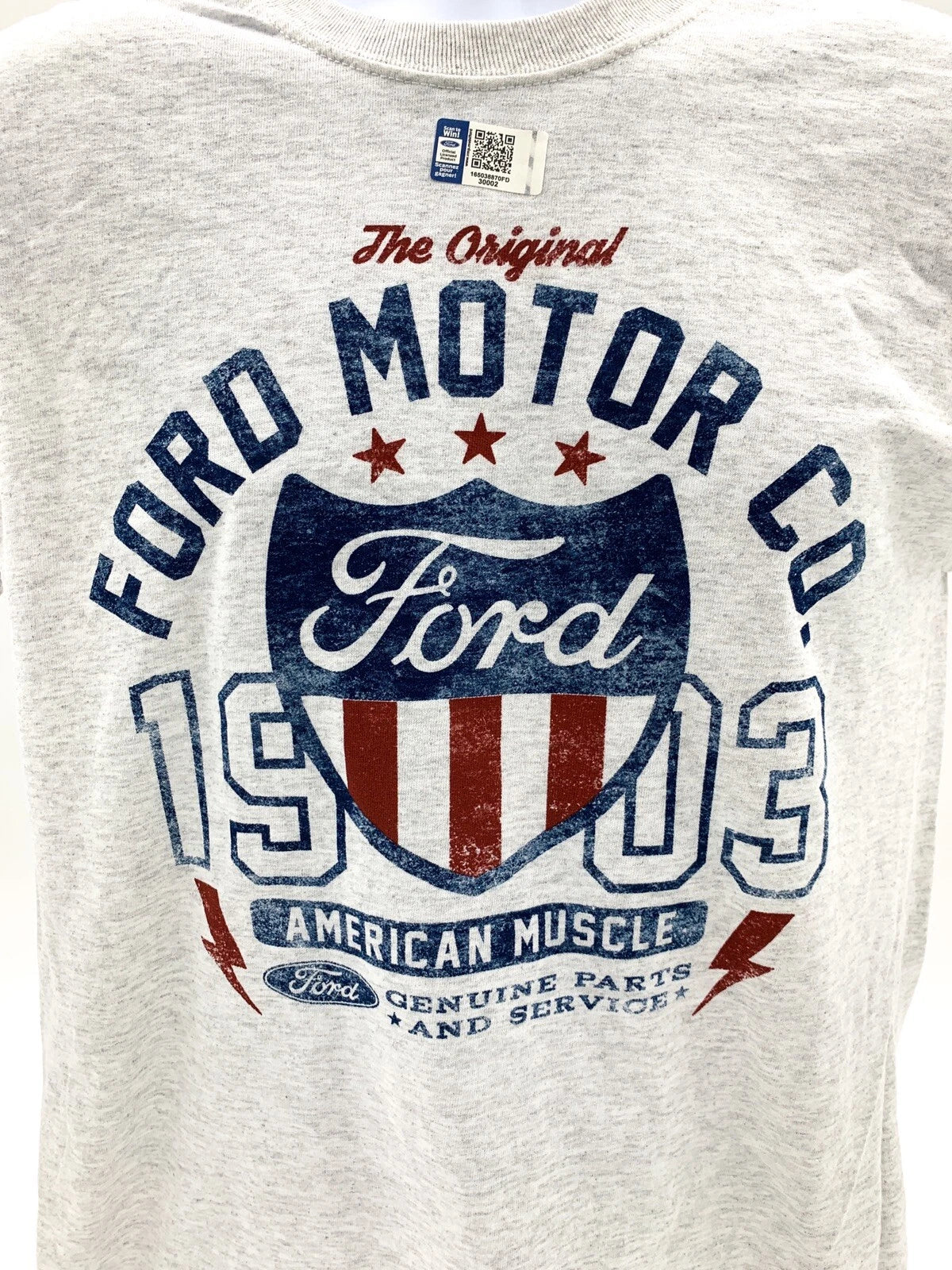 Ford T-Shirt Light Gray Vintage 1903 American Muscle for Ford Motor Co (1903–1903)