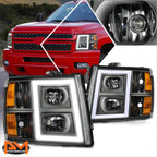 OE Style LED DRL Headlight Lamp for Chevy Silverado 1500-3500 (2007–2014)