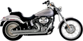 Cobra Speedster Slashdown Exhaust for Harley Softail (2012–2017) Chrome