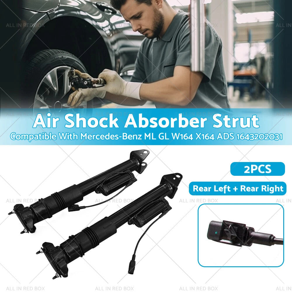 2X Rear Air Shock Absorber Strut for Mercedes-Benz ML GL W164 X164 ADS
