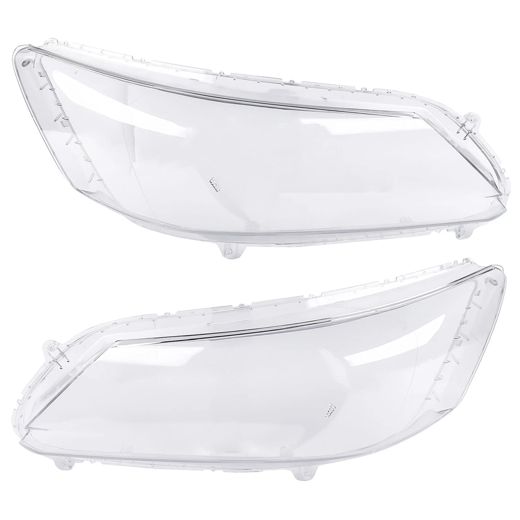 Pair Headlight Lens Covers for Honda Accord (2013-2015) Clear