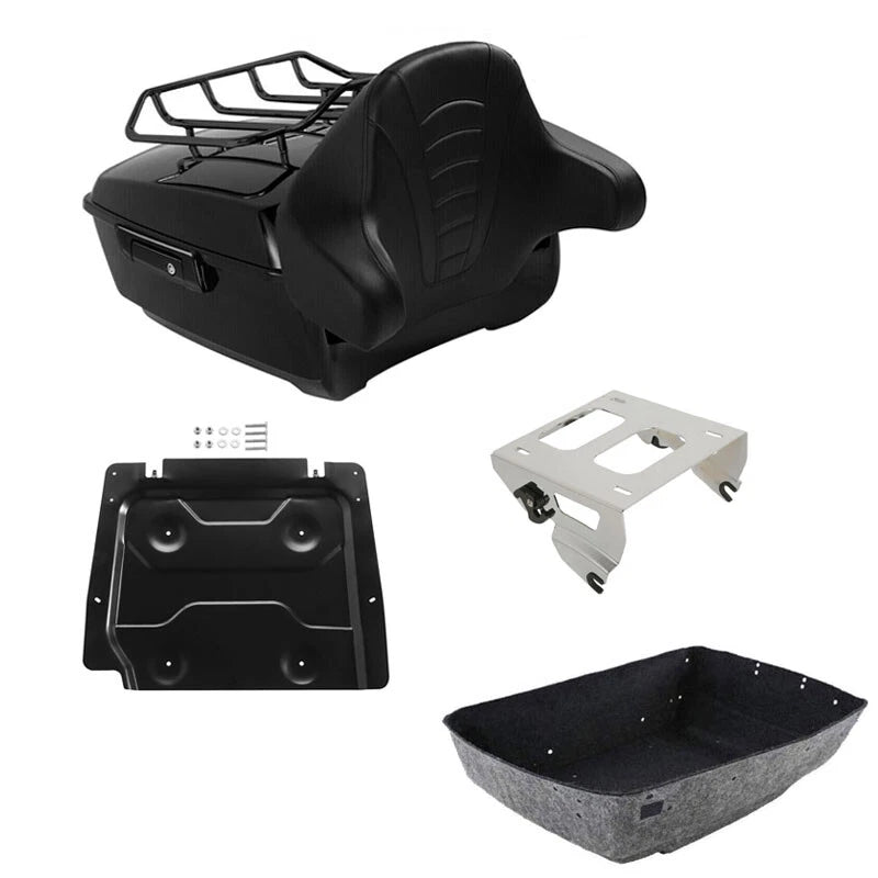 Trunk Pad Solo Mount Rack Plate for Harley Touring FLTRX (2014–2026)