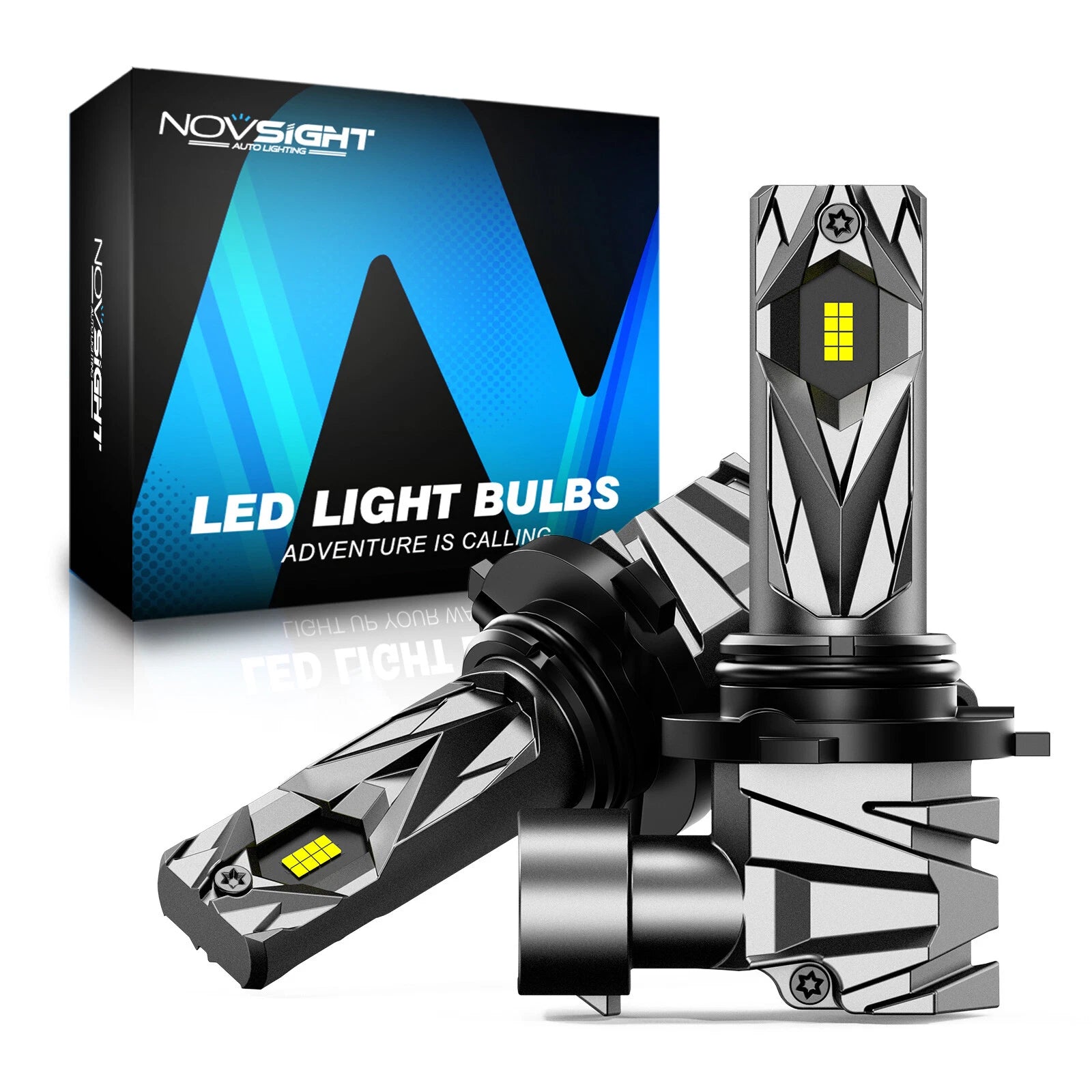 2X 9005 LED Headlight Bulbs 6500K 16000LM 60W for Universal Fit