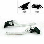 Long Brake Clutch Levers for Honda CBR929RR (2000–2001) Silver T9